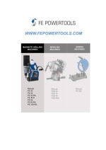 Taladros magnticos, mquinas biseladoras y mquinas de aserrado