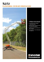 Plataforma de brazo remolcable TL37J