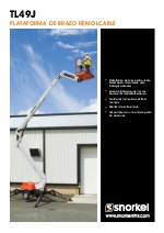 Plataforma de brazo remolcable TL49J