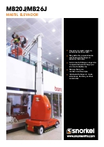 Mstil elevador MB20J/MB26J