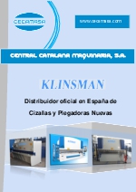 Cizallas y plegadoras KLINSMAN