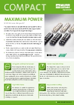 Bus de campo MVK Metal e Imapct67 con conector de potencia M12 (Cod.L) - Murrelektonik