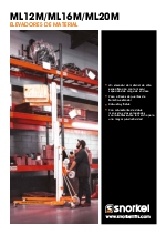 Elevadores de materiales ML12M/ML16M/ML20M