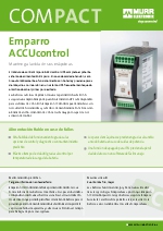 Mdulo Cargador de Bateras Emparro ACCUcontrol - Murrelektonik