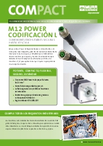 Conector de potencia M12 codificacin L - Murrelektonik