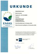 Certificado EMAS - Bad Homburg