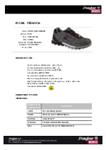 Zapatilla de seguridad deportiva gris-negra