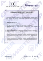 Dinamika -Bisagra para puertas - Declaration of performance CE  Ref. Ist. Giordano - A8012.11