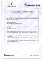 Dinamika -Bisagra para puertas - Declaracin de prestaciones CE  Ref. ITB - 8011