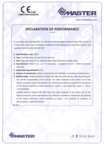 Dinamika -Bisagra para puertas - Declaracin de prestaciones CE  Ref. ITB - 8013