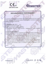 Slim Rapid - Bisagra para puertas - Declaration of performance CE - 8061.6