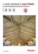 Catlogo Panel Sandwich de Madera para Cubierta ONDUTHERM