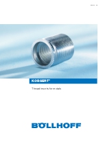 Casquillos roscados para metales KOBSERT