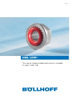 Tuercas de estanqueidad para uniones roscadas de gran resistencia SEAL LOCK