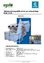 Sistema de superfiltracion para decoletaje mod. c4.5