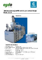 Sistema de superfiltracin para decoletaje mod. c1.5