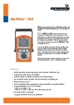 Dispositivo de medicin multi-gas con sensores infrarrojos Multitec 545 (EN)
