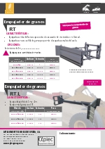 Empujadores - Remontadores de grano