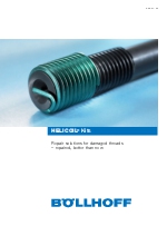 Kits HELICOIL para reparacin de roscas daadas