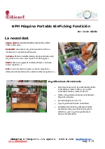BPM Foundry BinPicking Portable Machine Spanish