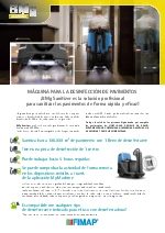 BMg mquina para la desinfeccin de pavimentos