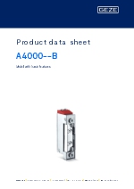 Ficha tcnica Cerradero Elctrico A4000--B (EN)