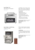 Envasadora de sobremesa al vaco Bluesvac 42 Vertical