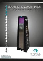 Dispensador de Gel Penguin - La proteccin contra el COVID19