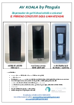 Dispenador a pedal gel hodroalcohlico KOALA, Hasta 20.000 dosis