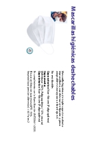 Mascarillas higinicas desechables