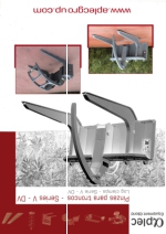 Pinzas hidrulicas frontales para troncos - 1-2 garras - series V-DV - minicargadoras y cargadoras articuladas