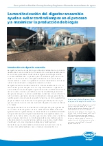 La monitorizacin del digestor anaerobio ayuda a evitar contratiempos en el proceso y a maximizar la produccin de biogs