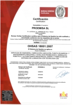 Ohsas 18001:2007 (sistema de gestin)