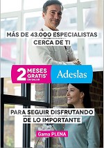 Plan de Salud, para familias y particulares. Adeslas GAMA PLENA.Cobertura Integral.
