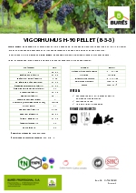 Vigorhumus h-90 pellet (8-3-3)