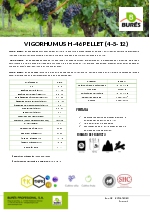 Vigorhumus h-46 pellet (4-3-12)