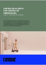 Control de accesos con control de temperatura