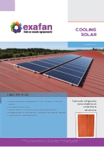 Sistema de refrigeracin COOLING SOLAR - 2020