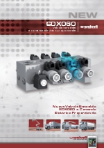 Walvoil - Vlvulas direccionales modulares SDX proporcionales