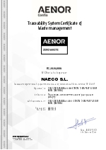 Certificado AENOR Gestin de los residuos