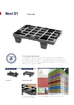 Cuarto de palet encajable Nest D1