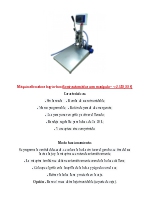 Llenadoras semiautomticas de bag in box con manpulo