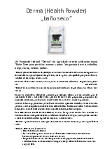 DERMA Health Powder 