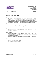 Ficha tcnica Gel Mecanic Minea Qumica