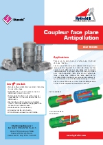 Guide coupleurs face plane antipollution Hydrokit