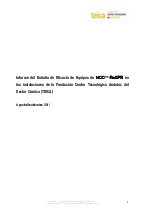Informe del Estudio de Eficacia de Equipos de NCC ReSPRen las instalaciones de la Fundacin Centro Tecnolgico Andaluz del Sector Crnico (TEICA)