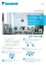 Unidades de pared - Daikin comfora