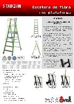 Svelt ficha tcnica escalera de fibra de vidrio Stadium