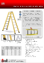 Svelt ficha tcnica escalera de fibra de vidrio V6