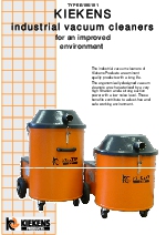 Aspiradores industriales Kiekens Tipo B190/B191 (ingls)